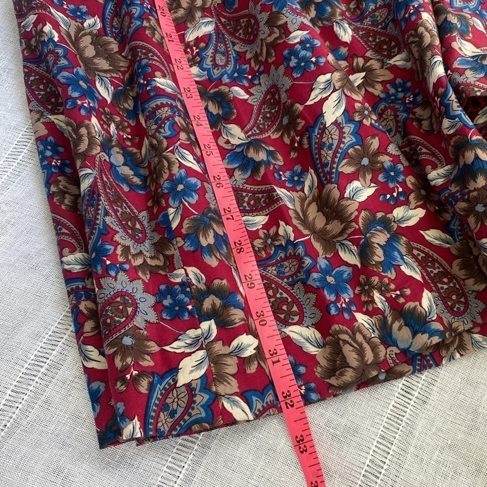 FL Collections vintage floral midi skirt. - Picture 8 of 10